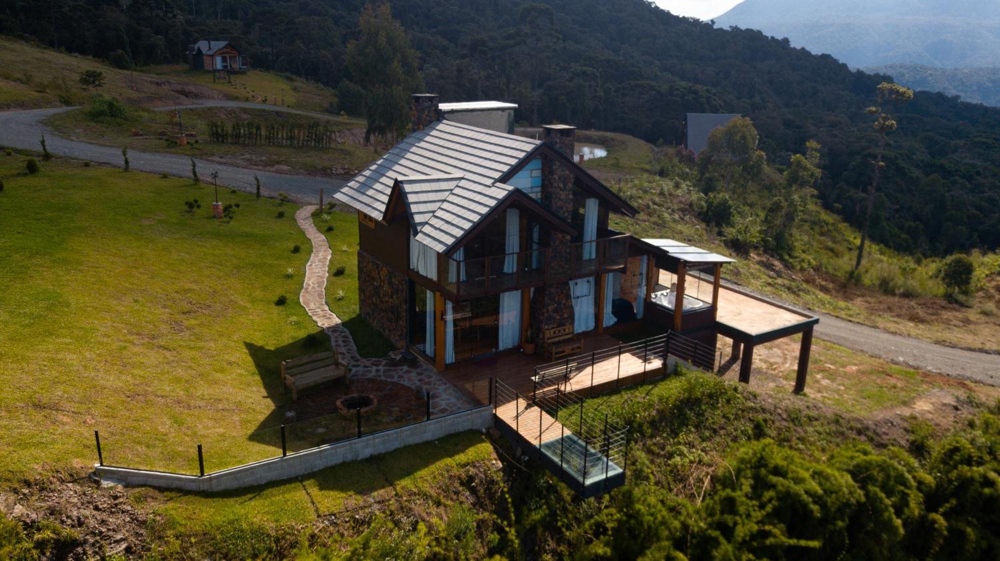 Caminho Das Nuvens - Cabanas De Montanha Bom Retiro  Ngoại thất bức ảnh