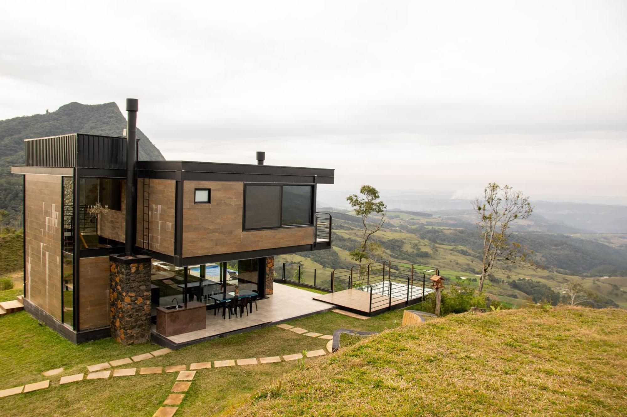 Caminho Das Nuvens - Cabanas De Montanha Bom Retiro  Ngoại thất bức ảnh