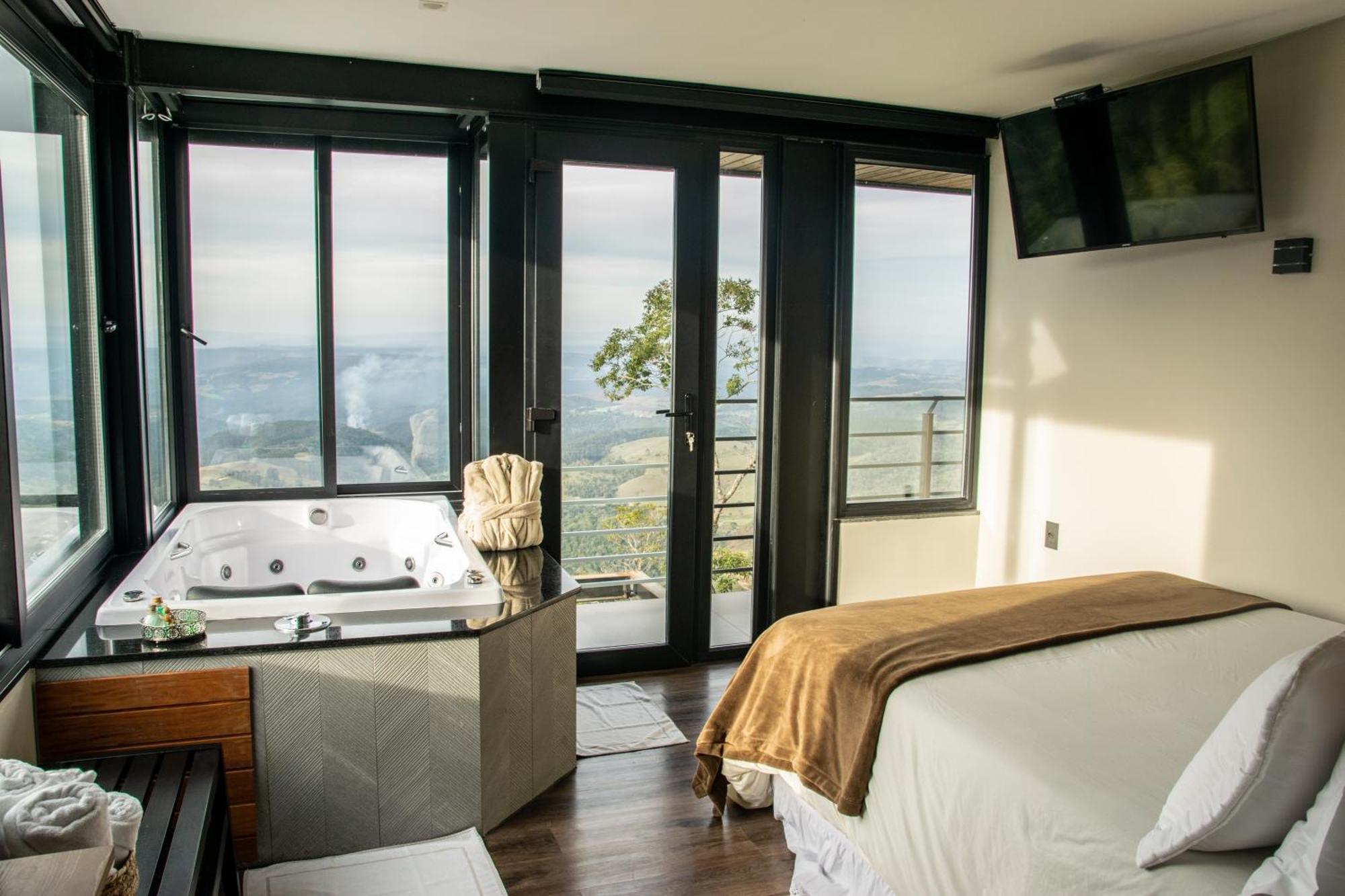 Caminho Das Nuvens - Cabanas De Montanha Bom Retiro  Ngoại thất bức ảnh