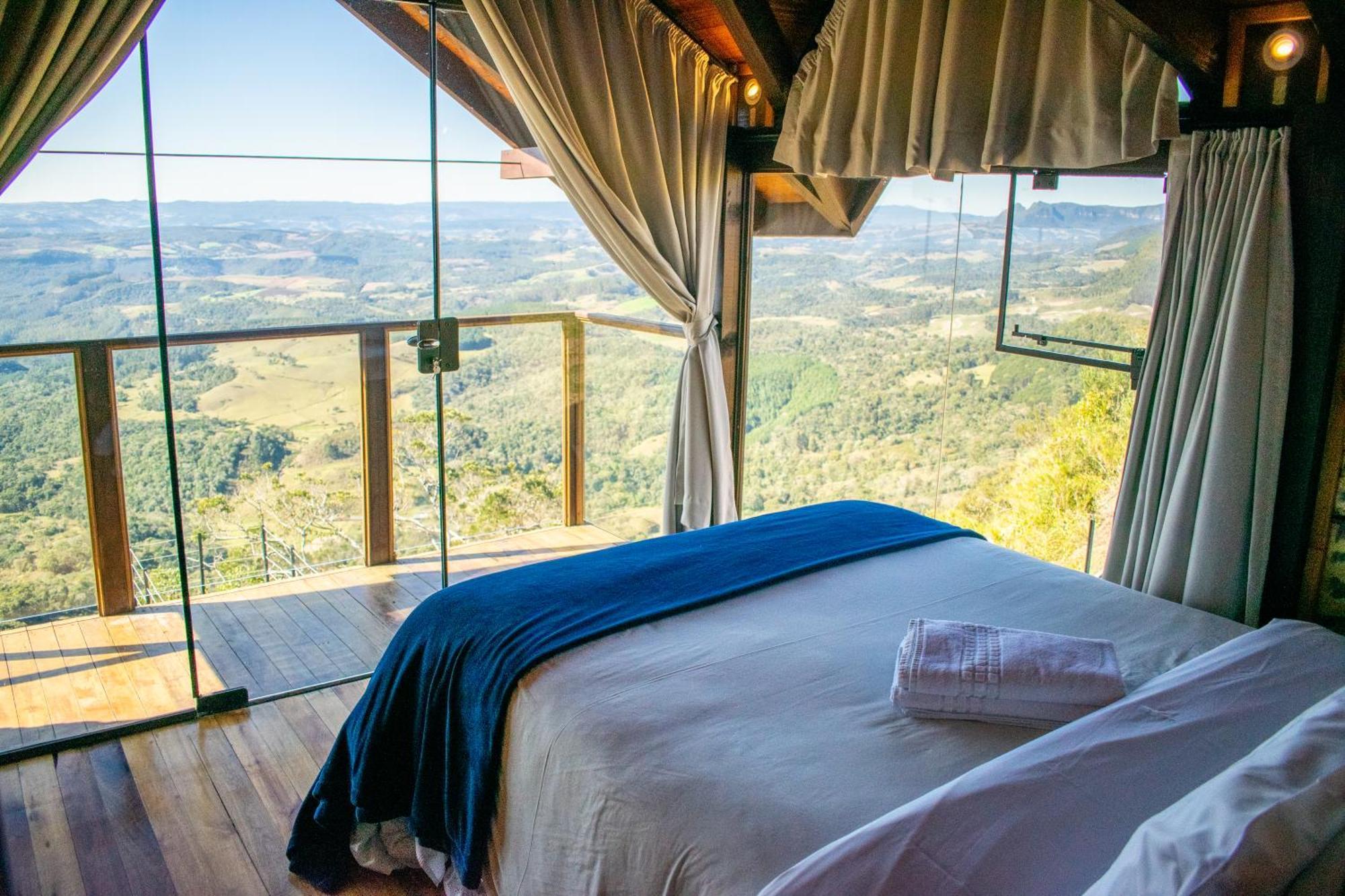 Caminho Das Nuvens - Cabanas De Montanha Bom Retiro  Ngoại thất bức ảnh